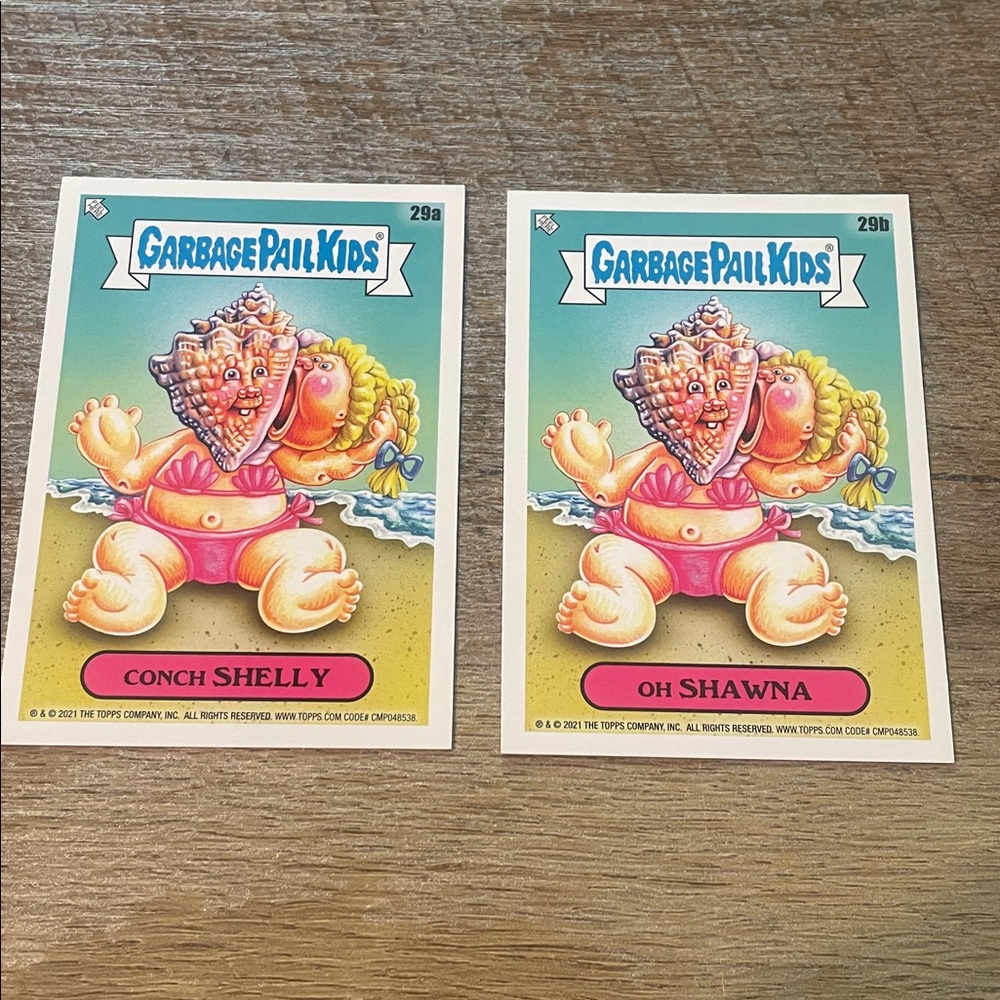 ✨10/$10 GPK SALE✨ Garbage Pail Kids Go on Vacation Base 29a and 29b